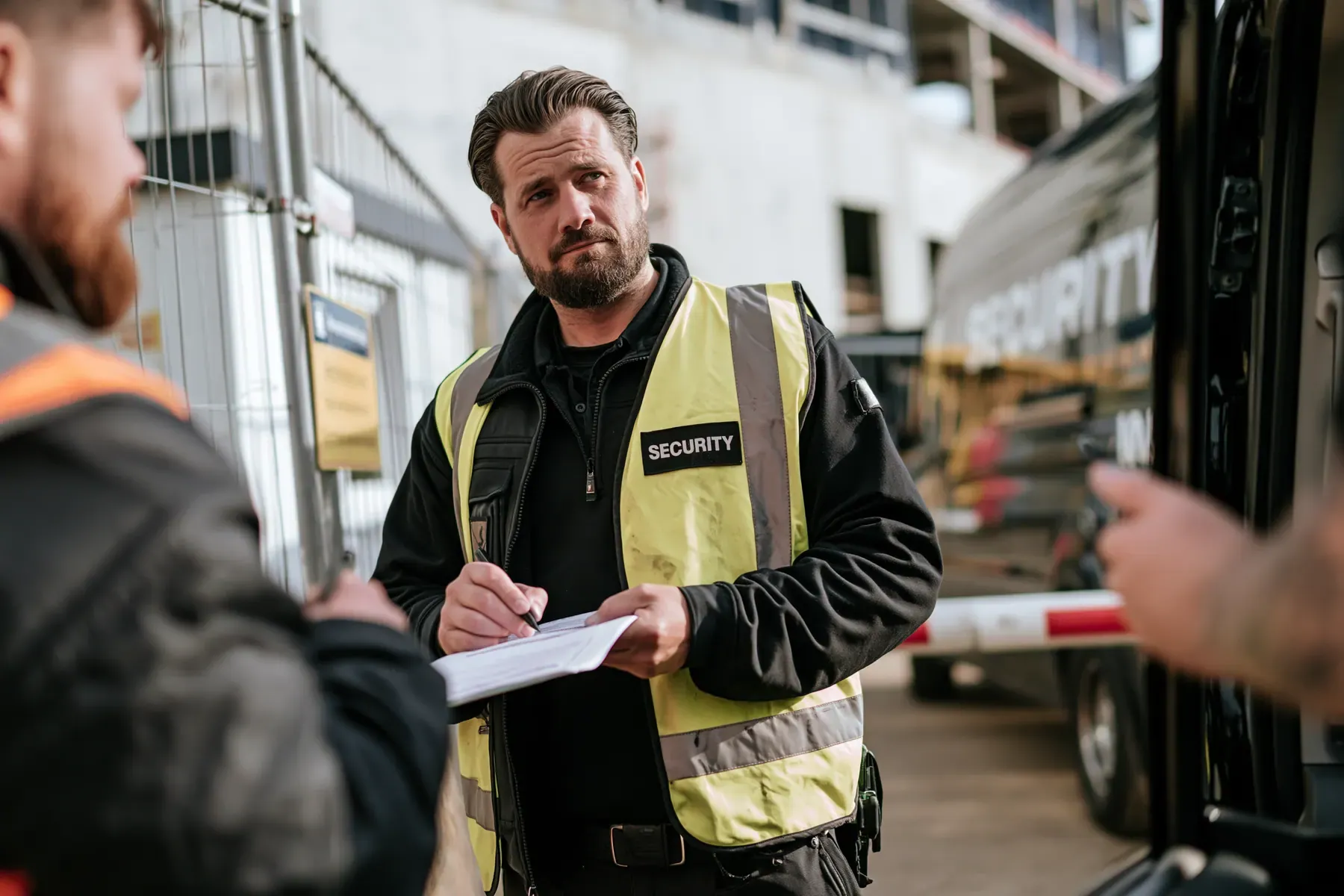 Abstimmung mit einem Gewerk vor Arbeitsbeginn